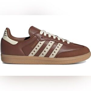 Adidas Samba OG in cloud white and preloved brown